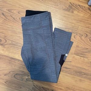 Lululemon grey and black leggings
